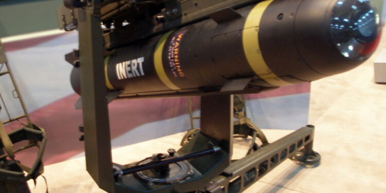 Pocisk rakietowy AGM-114R2 Hellfire. / Fot. wikipedia.org