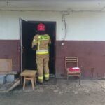 07.03.2023. Zrębin. Miejsce znalezienia zwłok / źródło: PSP Staszów