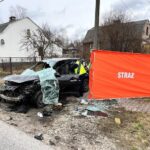 15.03.2023. Lipowe Pole Plebańskie. Wypadek / źródło: PSP Skarżysko-Kamienna