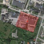 Kielce. Lokalizacja działki, na której mają zostać wybudowane budynki mieszkalne przy ulicy Hauke Bosaka / źródło: google.com/maps