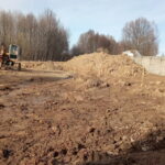 Bieliny. Remontowana droga przy cmentarzu. / Źródło: Urząd Gminy Bieliny