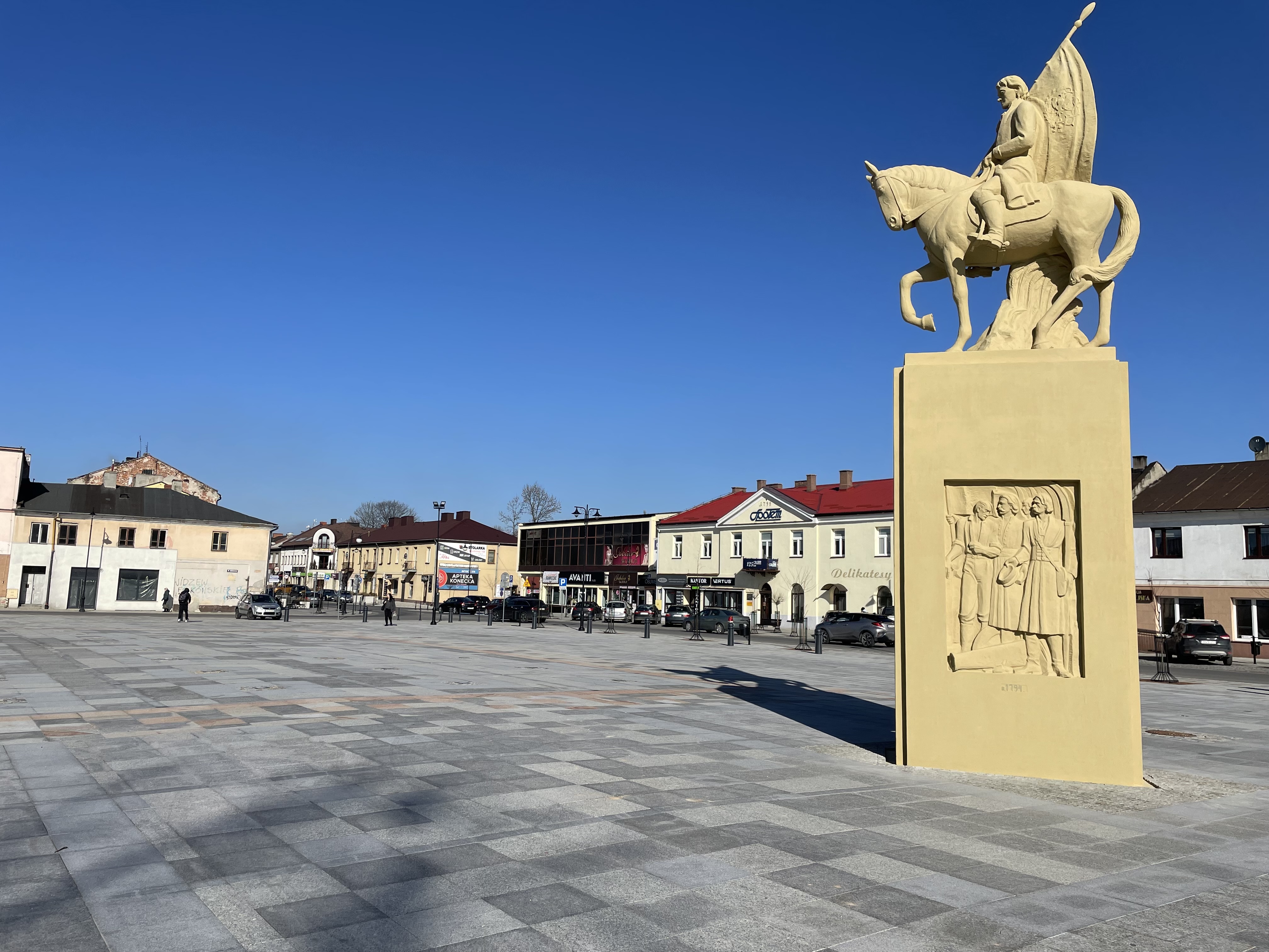 Kościuszko wrocił na konecki Rynek