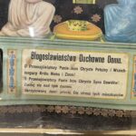 12.03.2023. Pokrzywnica, gmina Pawłów. Wystawa obrazów religijnych. / Fot. Anna Głąb - Radio Kielce