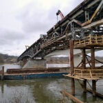 Sandomierz. Remont mostu na Wiśle / źródło: GDDKiA