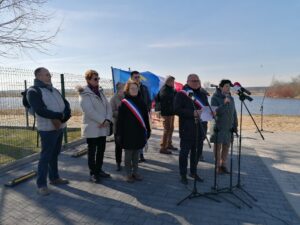 17.03.2023. Pińczów. Ulica otrzymała nazwę Caudry - francuskiego miasta partnerskiego. / Fot. Marta Gajda-Kruk -Radio Kielce