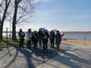 17.03.2023. Pińczów. Ulica otrzymała nazwę Caudry - francuskiego miasta partnerskiego. / Fot. Marta Gajda-Kruk -Radio Kielce