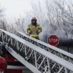 15.03.2023. Kielce. Pożar budynku przy ul. 1 Maja / Fot. Jarosław Kubalski - Radio Kielce