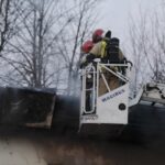 15.03.2023. Kielce. Pożar budynku przy ul. 1 Maja / Fot. Jarosław Kubalski - Radio Kielce