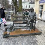 20.03.2023. Kielce. Ławeczka Karskiego / Fot. Jarosław Kubalski - Radio Kielce