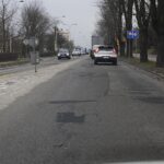 20.03.2023. Kielce. Ulica Krakowska na odcinku od ronda Hedy-Szarego do skrzyżowania z ul. biskupa Kaczmarka / Fot. Jarosław Kubalski - Radio Kielce