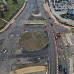 Widać już koniec wielkiego remontu - Radio Kielce 20.03.2023. Kielce. Remont skrzyżowania Alei Solidarności z Aleją Tysiąclecia Państwa Polskiego / Fot. Jarosław Kubalski - Radio Kielce