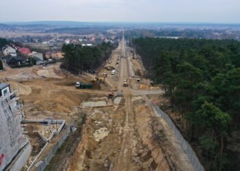 20.03.2023. Kielce. Prace remontowe na ulicy Wojska Polskiego. / Fot. Jarosław Kubalski - Radio Kielce