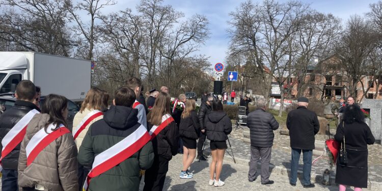 19.03.2023. Sandomierz. Uroczystości upamiętniające ofiary terroru niemieckiego w czasie II wojny światowej / Fot. Grażyna Szlęzak - Radio Kielce