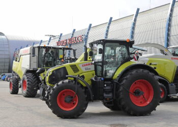 13.03.2023. Kielce. Targi Kielce. Przygotowania do targów Agrotech / Fot. Wiktor Taszłow - Radio Kielce