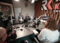 20.03.2023. studio Polityczne Radia Kielce. / Fot. Wiktor Taszłow - Radio Kielce