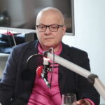 20.03.2023. studio Polityczne Radia Kielce. Na zdjęciu: Jacek Skórski - Nowa Lewica. / Fot. Wiktor Taszłow - Radio Kielce