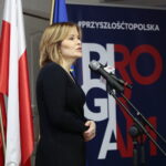 20.03.2023. Daleszyce. Spotkanie z mieszkańcami. Na zdjęciu: wiceminister Anna Krupka. / Fot. Wiktor Taszłow - Radio Kielce