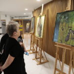 31.03.2023. Kielce. Urząd Wojewódzki. Wernisaż wystawy malarstwa Pauliny Domagały i Dariusza Stelmacha / Fot. Wiktor Taszłow - Radio Kielce