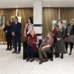 31.03.2023. Kielce. Urząd Wojewódzki. Wernisaż wystawy malarstwa Pauliny Domagały i Dariusza Stelmacha / Fot. Wiktor Taszłow - Radio Kielce