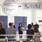 31.03.2023. Kielce. Urząd Wojewódzki. Wernisaż wystawy malarstwa Pauliny Domagały i Dariusza Stelmacha / Fot. Wiktor Taszłow - Radio Kielce