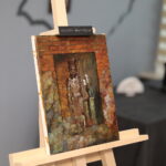 31.03.2023. Kielce. Urząd Wojewódzki. Wernisaż wystawy malarstwa Pauliny Domagały i Dariusza Stelmacha / Fot. Wiktor Taszłow - Radio Kielce