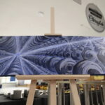 31.03.2023. Kielce. Urząd Wojewódzki. Wernisaż wystawy malarstwa Pauliny Domagały i Dariusza Stelmacha / Fot. Wiktor Taszłow - Radio Kielce