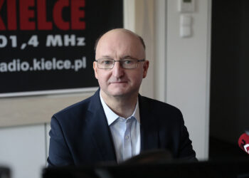 06.03.2023. Radio Kielce. Rozmowa Dnia. Na zdjęciu: Piotr Wawrzyk - wiceminister spraw zagranicznych / Fot. Wiktor Taszłow - Radio Kielce