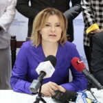 06.03.2023. Kielce. Świętokrzyskie Centrum Onkologii. Na zdjęciu: Anna Krupka - wiceminister sportu i turystyki / Fot. Wiktor Taszłow – Radio Kielce