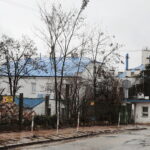 09.03.2023. Kielce. Rozbiórka budynków byłego szpitalika dziecięcego przy ulicy Langiewicza / Fot. Wiktor Taszłow – Radio Kielce