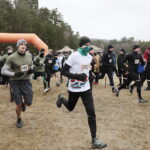 11.03.2023. Kielce. Mistrzostwa Wojsk Obrony Terytorialnej w biegach przełajowych. / Fot. Wiktor Taszłow - Radio Kielce