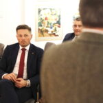 09.03.2023. Kielce. OMPiO. Spotkanie pracowników muzeów z władzami miasta. Na zdjęciu: Marcin Chłodnicki - zastępca prezydenta Kielc / Fot. Jarosław Kubalski - Radio Kielce