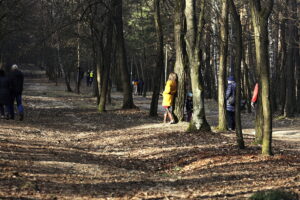 19.03.2023. Kielce. Spacerowicze / Fot. Jarosław Kubalski - Radio Kielce