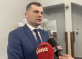 Na zdjęciu radny Rafał Schab. / Fot. Grażyna Szlęzak - Radio Kielce.