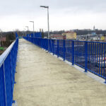 Ostrowiec Świętokrzyski. Remont peronu i kładki nad torami / źródło: PKP PLK