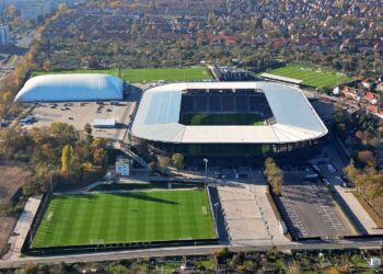 Stadion Miejski im. Floriana Krygiera w Szczecinie / źródło: wikipedia.pl