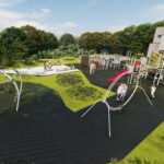 Kazimierza Wielka. Wizualizacja parku. / Źródło: UMiG Kazimierza Wielka