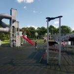 Kazimierza Wielka. Wizualizacja parku. / Źródło: UMiG Kazimierza Wielka