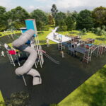 Kazimierza Wielka. Wizualizacja parku. / Źródło: UMiG Kazimierza Wielka