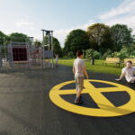 Kazimierza Wielka. Wizualizacja parku. / Źródło: UMiG Kazimierza Wielka