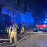 01.03.2023. Kielce. Pożar przy ul. Piotrowskiej. / Fot. Michał Kita - Radio Kielce