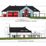 Remiza w Tokarni. Wizualizacja / Fot. Urząd Gminy Chęciny