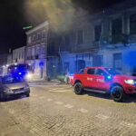 01.03.2023. Kielce. Pożar przy ul. Piotrowskiej. / Fot. Michał Kita - Radio Kielce