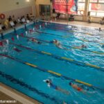 05.03.2023. Kazimierza Wielka. XVI 24-godzinny Maraton Pływacki odbył się w sobotę i niedzielę, 4-5 marca na obiektach Krytej Pływalni Wodny Raj w Kazimierzy Wielkiej / Fot. Starostwo Powiatowe w Kazimierzy Wielkiej