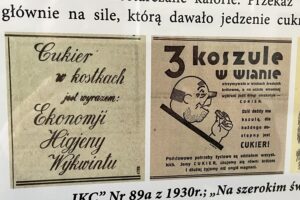 08.04.2023. Ostrowiec Świętokrzyski. Wystawa „Cukier krzepi. Z dziejów propagandy konsumpcji cukru w II Rzeczypospolitej” / Fot. Anna Głąb - Radio Kielce