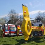 Ciągnik przygniótł mężczyznę. W akcji śmigłowiec LPR