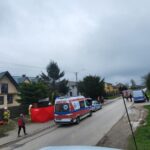 19.04.2023. Sadków. Śmiertelne potracenie pieszego / Fot. KMP Kielce
