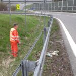 Śmieci w pobliżu świętokrzyskich dróg / Fot. GDDKiA Kielce - Twitter