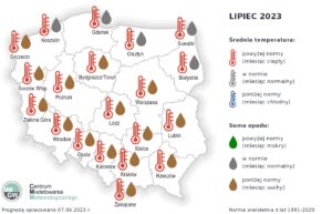 Źródło: IMGW-PIB 09.04.2023