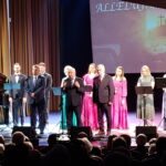 11.04.2023. Kielce, WDK. Spotkanie z okazji świąt Wielkanocy. Na zdjęciu (od lewej): senator Jarosław Rusiecki, poseł Krzysztof Lipiec, Andrzej Bętkowski - marszałek województwa. / Fot. Marcin Marszałek - Radio Kielce