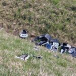 Śmieci w pobliżu świętokrzyskich dróg / Fot. GDDKiA Kielce - Twitter